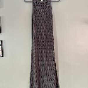 Other Upwest Dress Women Large Gray Crotchet NWOT